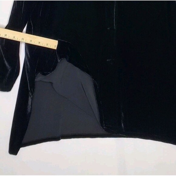 Rena Rowan Velvet Pants Button Tunic Set Women 2X/3X Black Pull-On Quiet Luxury - Picture 10 of 16